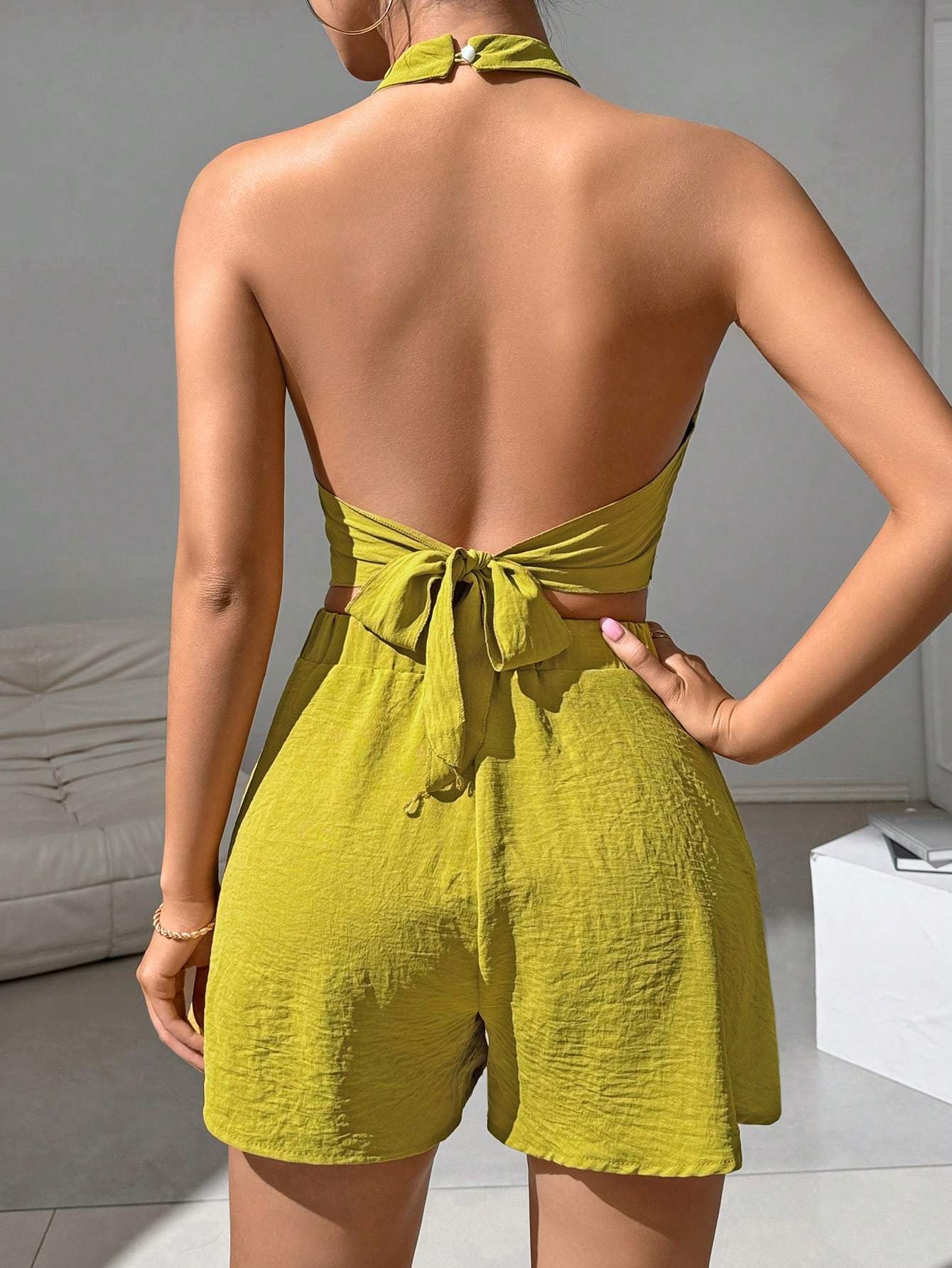 Marcela | Zomerse Halter Neck Two-Piece Set