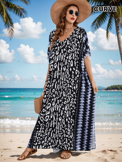 Annarita | Zomerse Strandjurk met Bohemian Print
