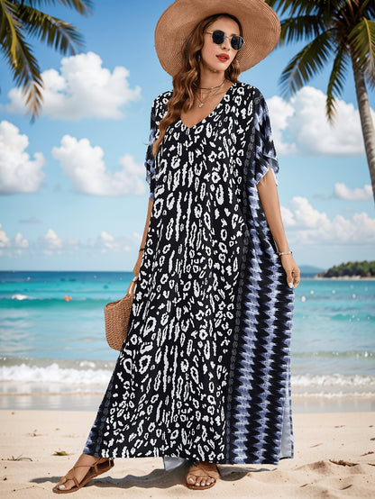 Annarita | Zomerse Strandjurk met Bohemian Print