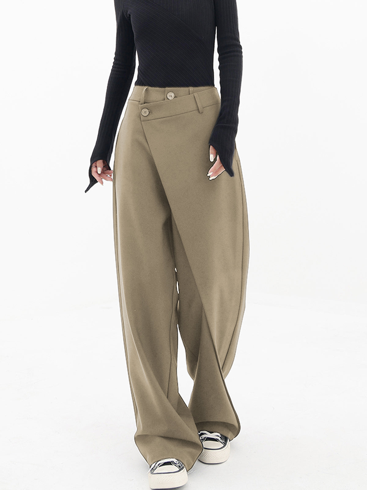 Matilda | Asymmetrische Wide-Leg Broek