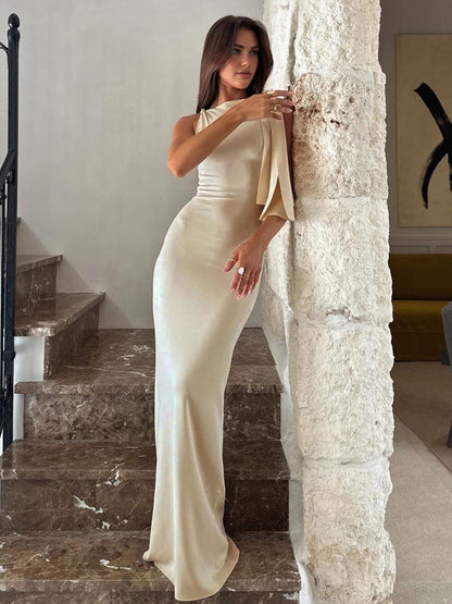 Raya | Luxe Avondjurk in Satijnen Stijl