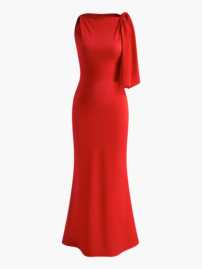 Raya | Luxe Avondjurk in Satijnen Stijl