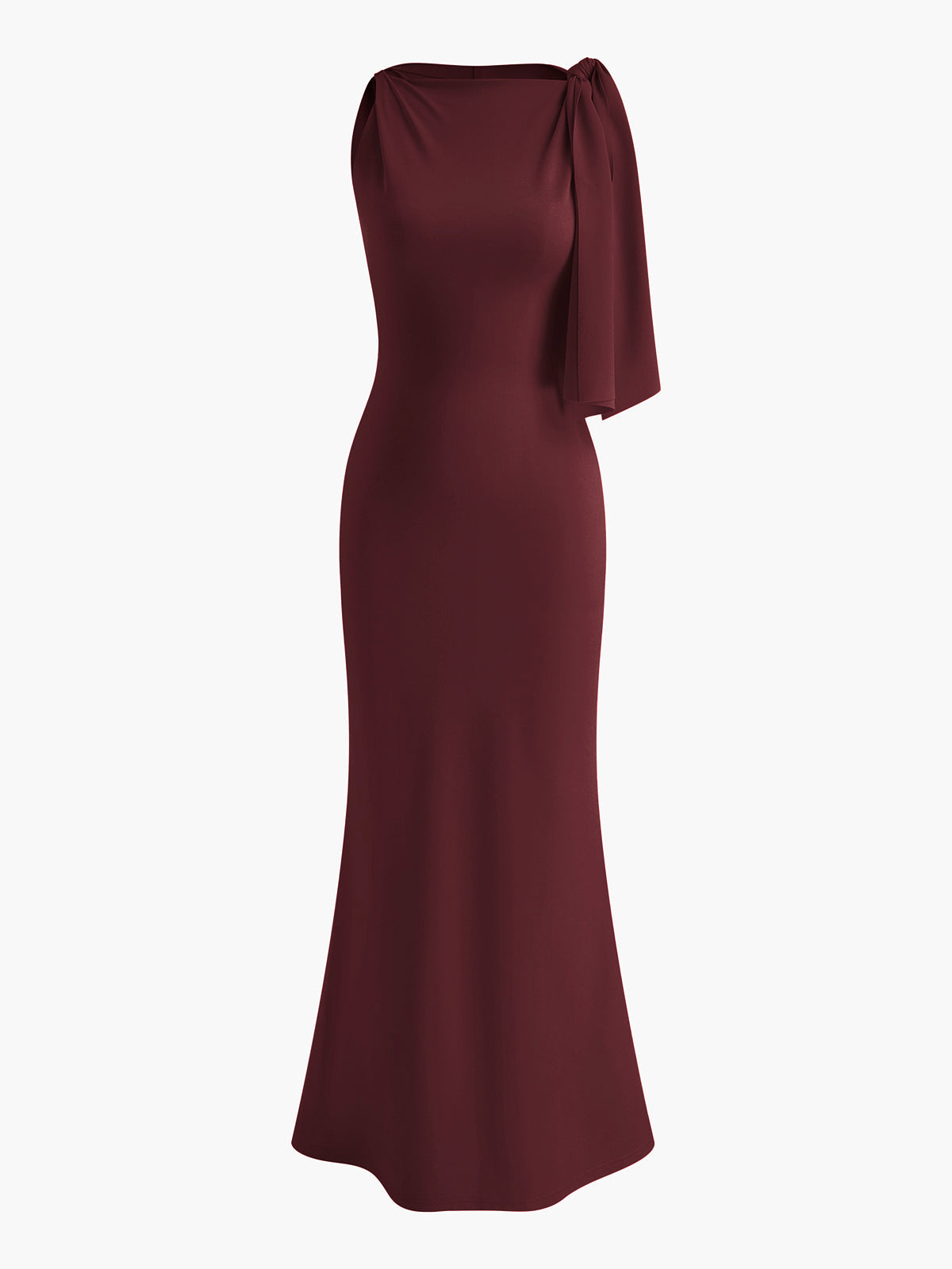 Farrah | Satijnen Avondjurk met Elegant Lente-Detail