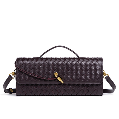 Luxe Dames Handtas met Gevlochten Design
