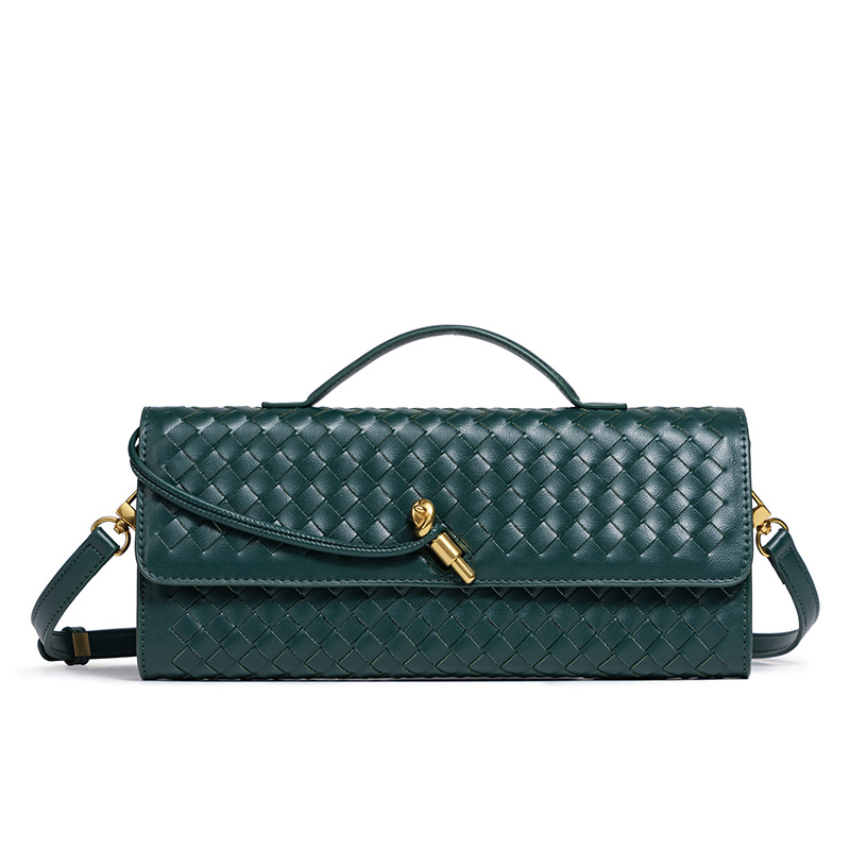 Luxe Dames Handtas met Gevlochten Design
