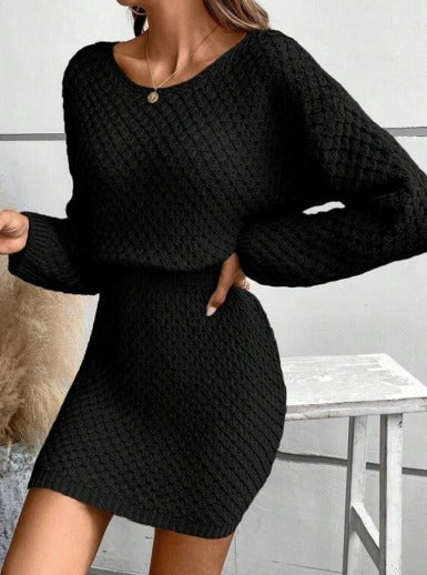 Resi | Comfortabele Gebreide Sweaterjurk