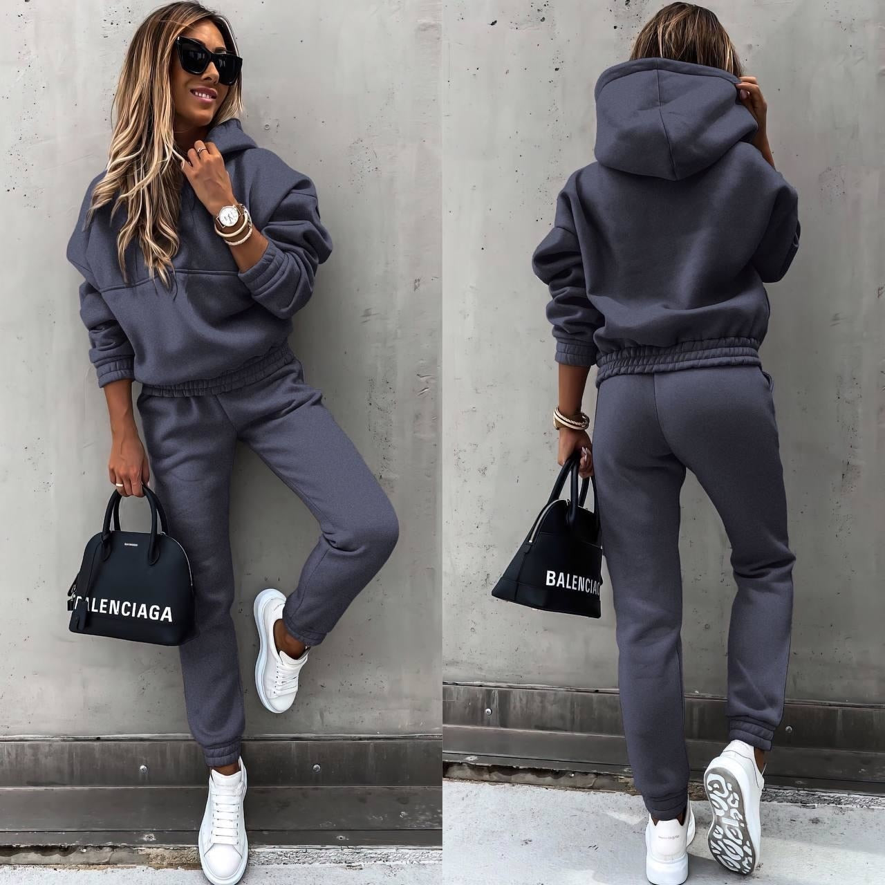 Zara | Klassieke Lounge Tracksuit Set – Stijlvol en Comfortabel