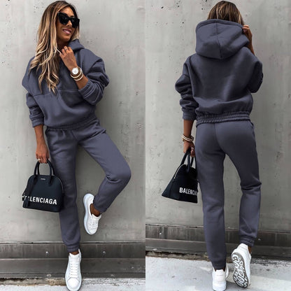 Zara | Klassieke Lounge Tracksuit Set – Stijlvol en Comfortabel