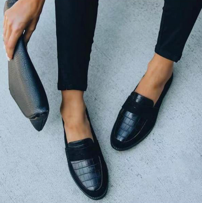 Mandy | Klassieke Loafers met print