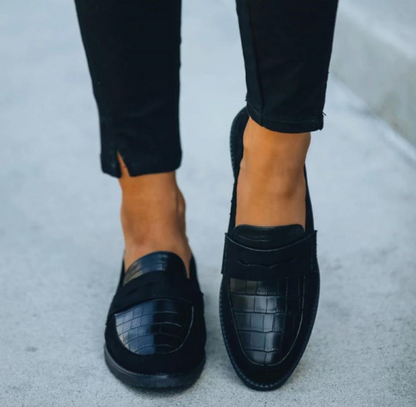 Mandy | Klassieke Loafers met print