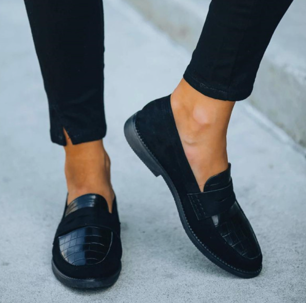 Mandy | Klassieke Loafers met print
