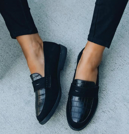 Mandy | Klassieke Loafers met print
