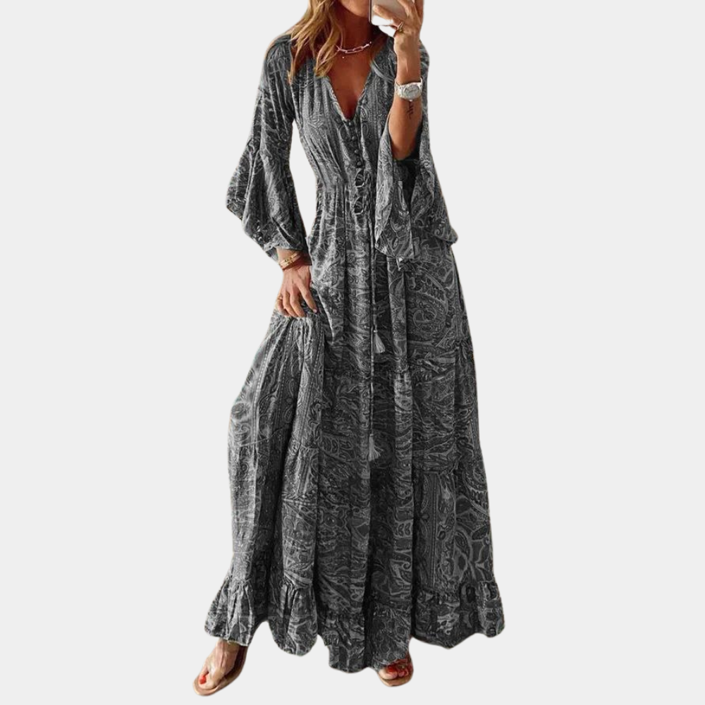 Jasmin | Paisley Maxi Dress