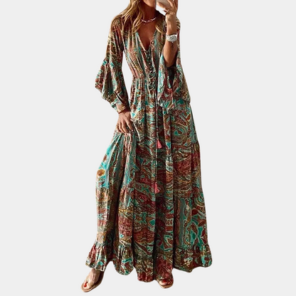 Jasmin | Paisley Maxi Dress