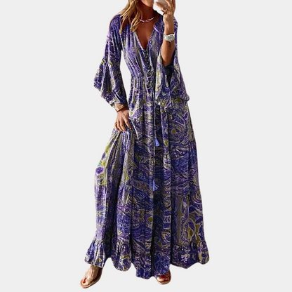 Jasmin | Paisley Maxi Dress