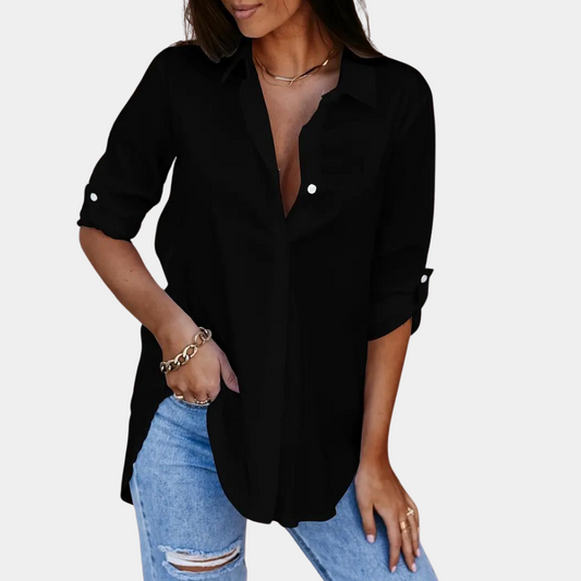 Natasja | Blouse met Rolmouwen