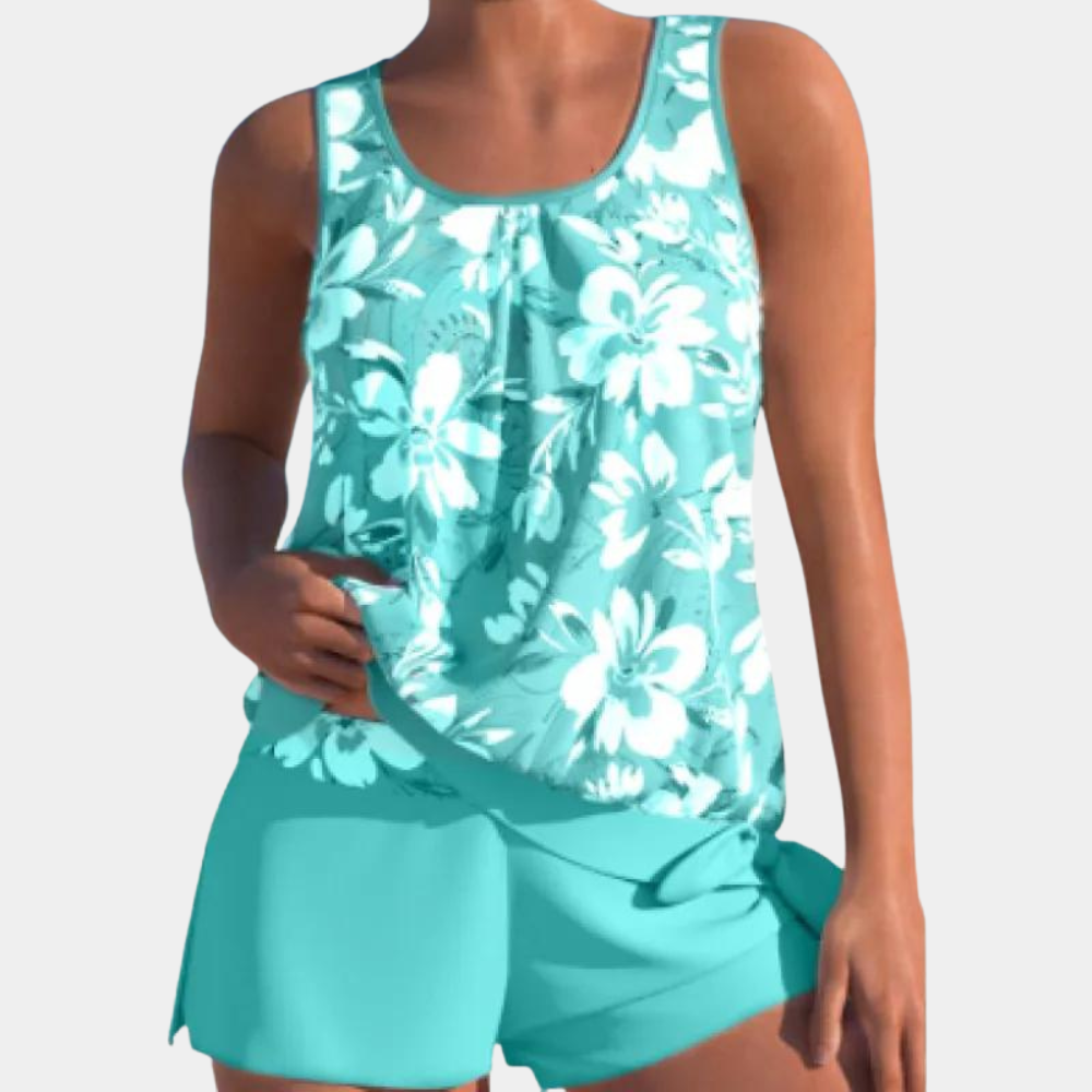 Alice | Floral Tankini Set