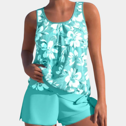 Alice | Floral Tankini Set