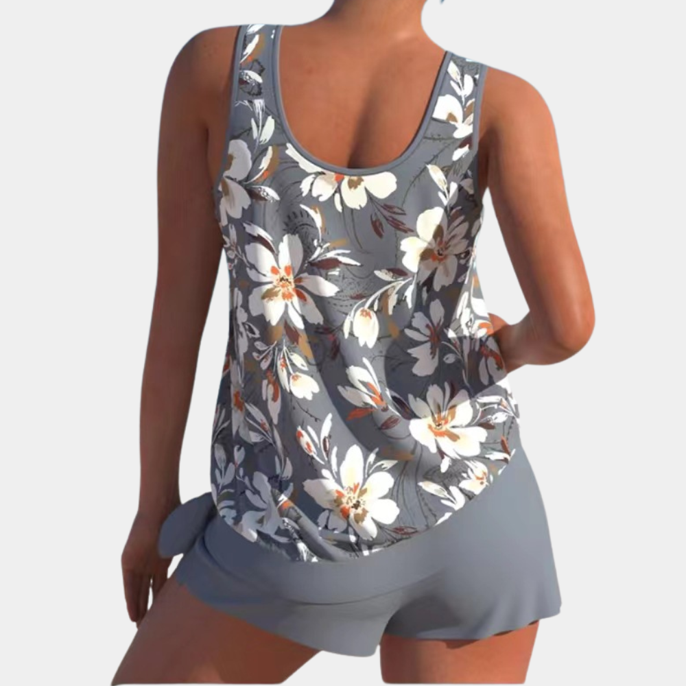 Alice | Floral Tankini Set