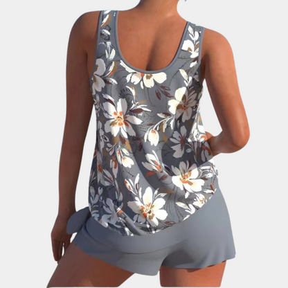 Alice | Floral Tankini Set