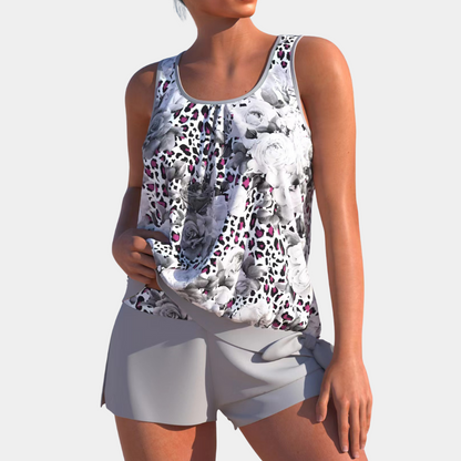 Alice | Floral Tankini Set