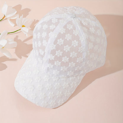 Catia | Lace Floral Cap