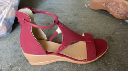 Aleena | Comfortabele Lederen Sandalen