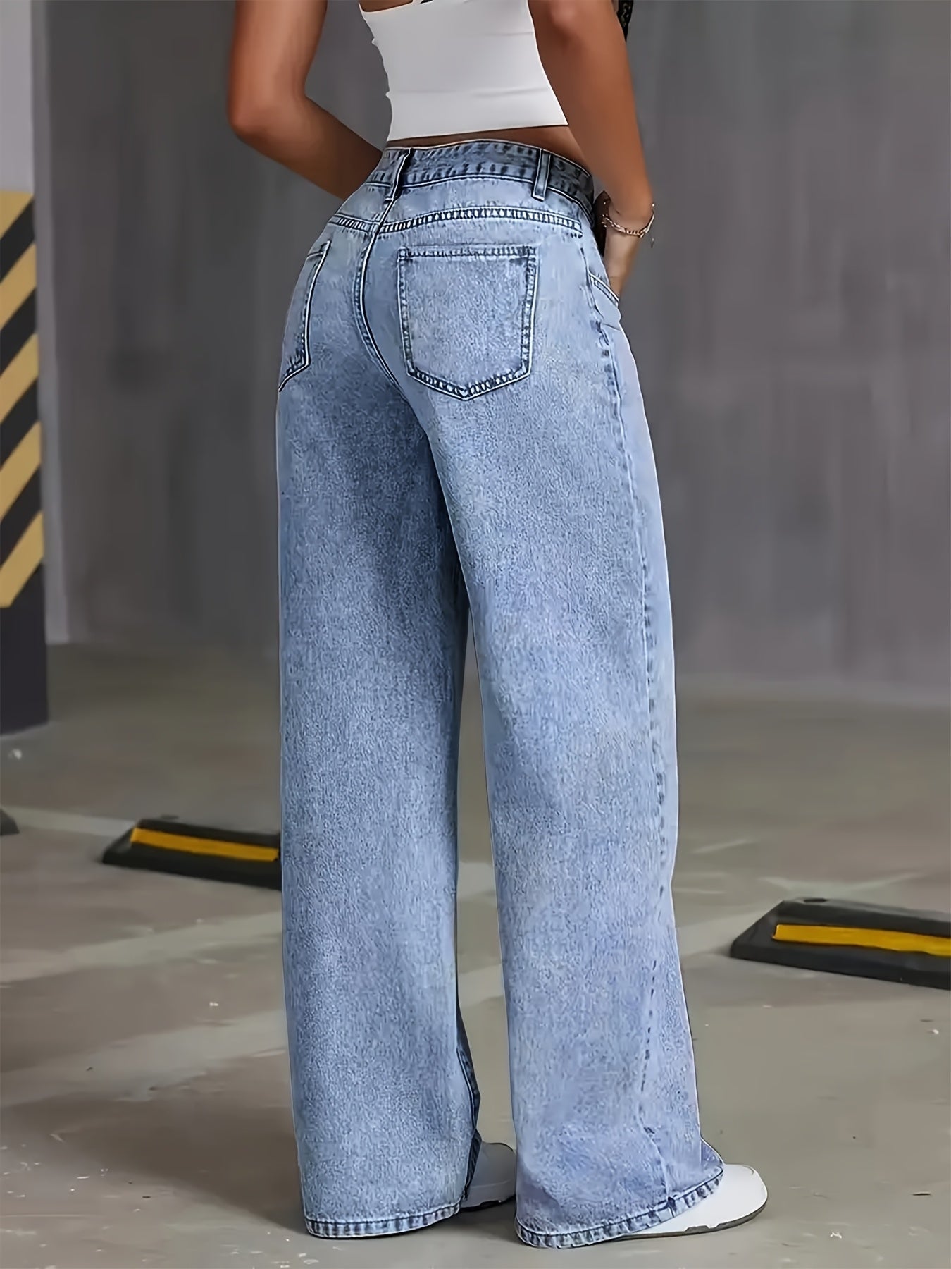 Trendy comfortabele dames denim broek