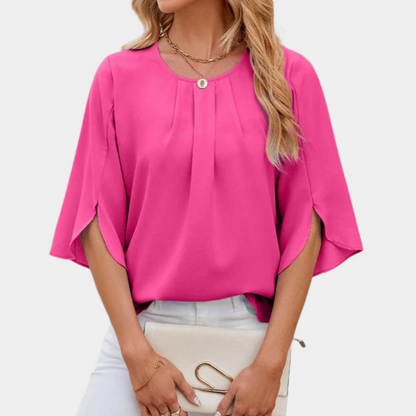 Centje | Elegante Blouse met Splitmouwen