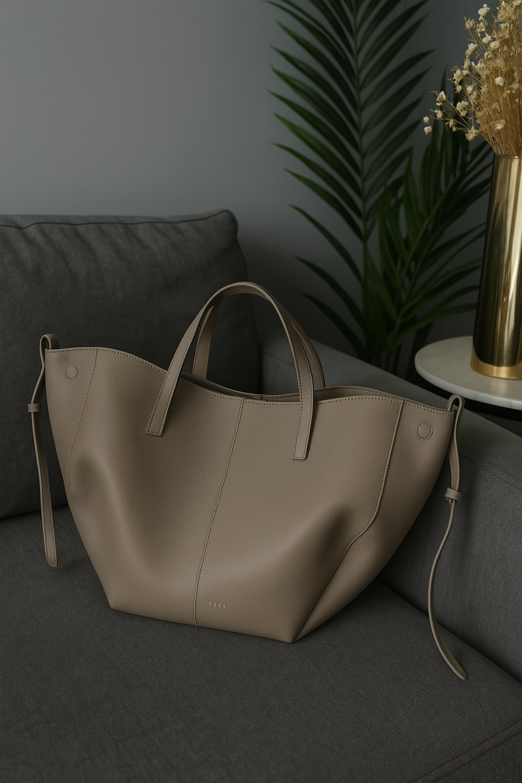 Vintage Stijlvolle Dames Tote Bag met Ruime Binnenkant
