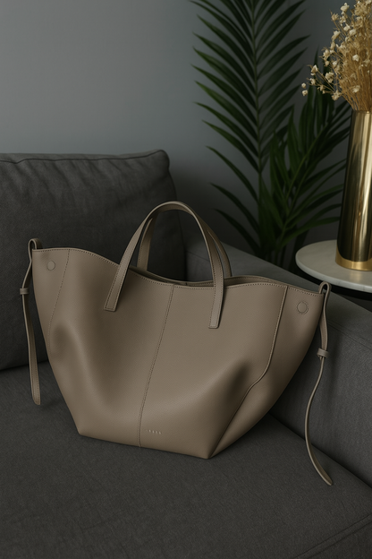 Vintage Stijlvolle Dames Tote Bag met Ruime Binnenkant