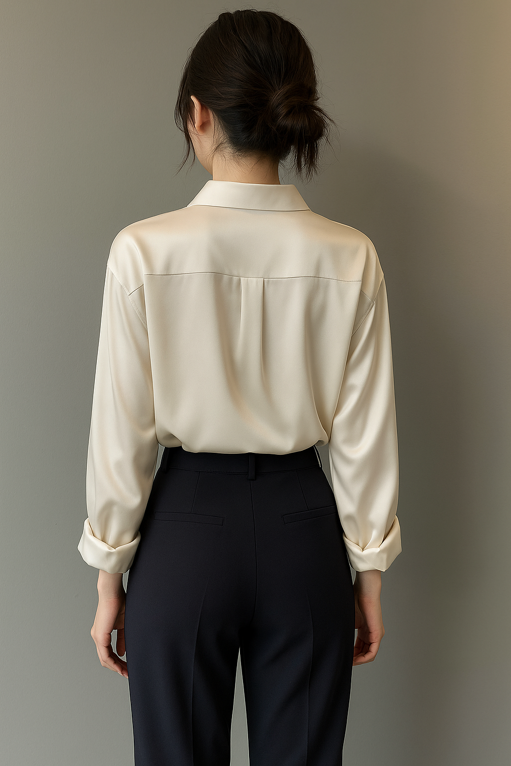 Chique Luxe Dames Blouse met Lange Mouwen