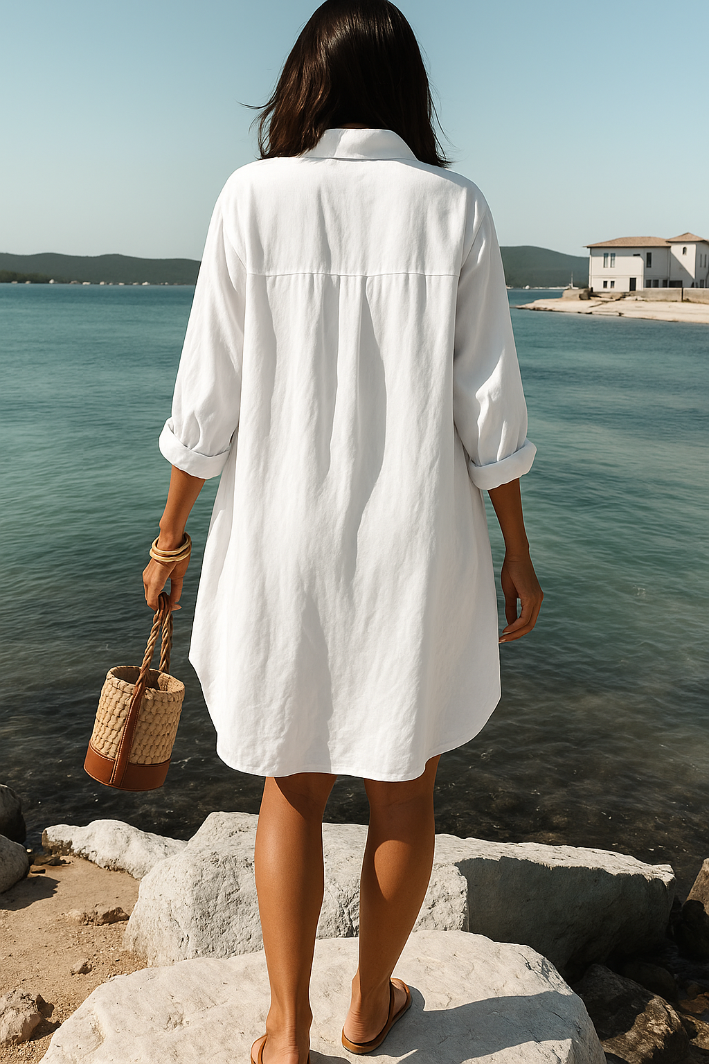 Aggie | Effortless Button-Down Dress
