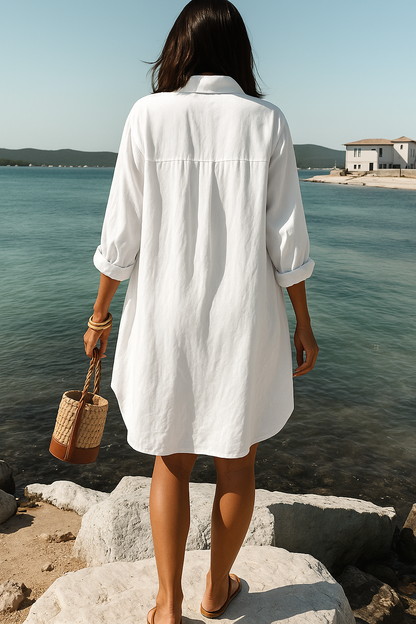 Aggie | Effortless Button-Down Dress