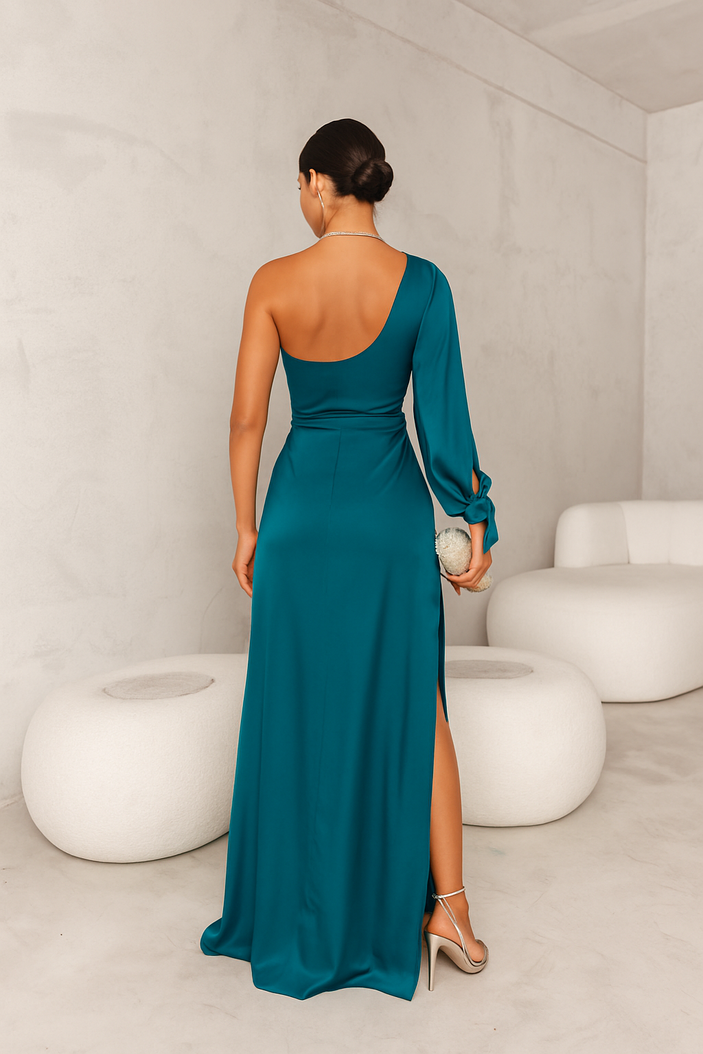 Rilynn | Elegant One-Shoulder Dress Galajurken