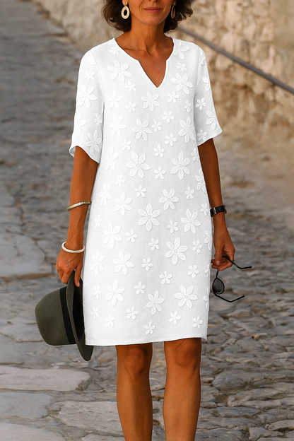 Fiorina | Elegante Comfortabele Bloemenjurk