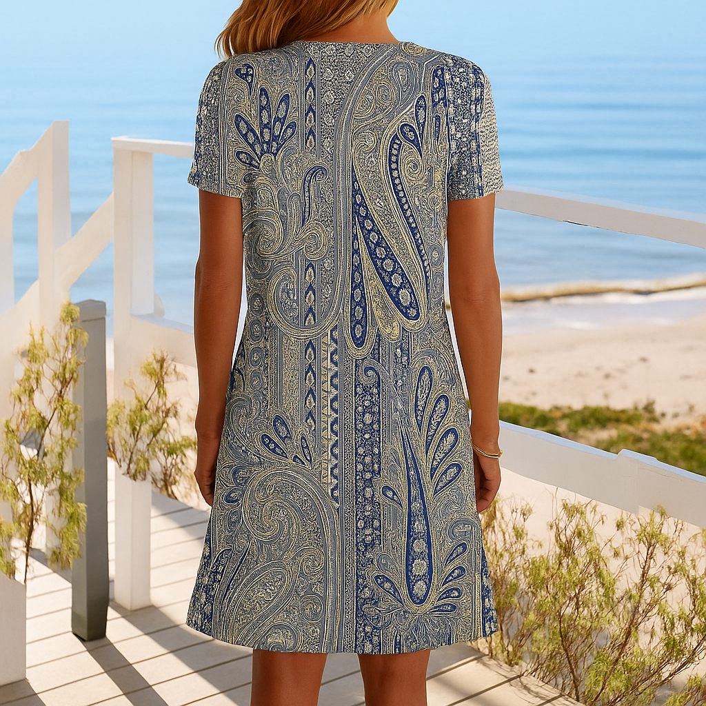 Serafina | Paisley Print Zomerjurk
