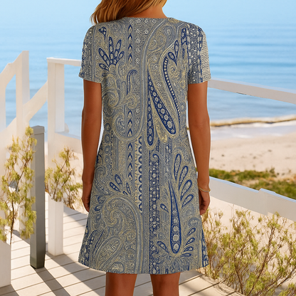 Serafina | Paisley Print Zomerjurk