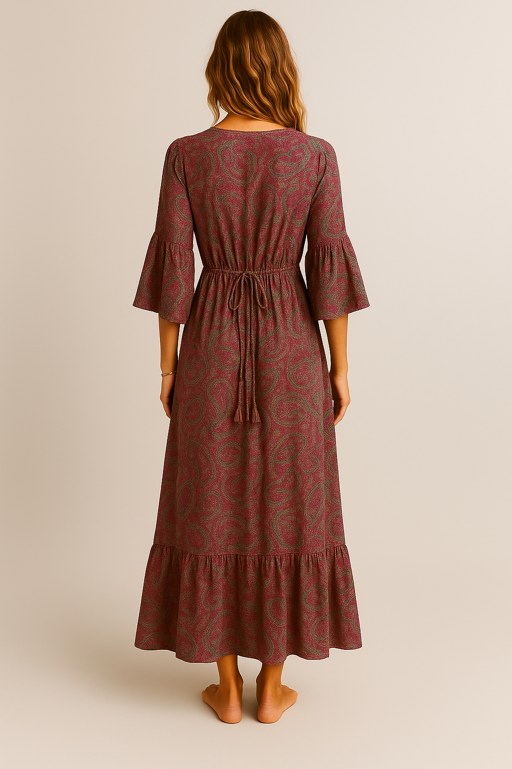 Jasmin | Paisley Maxi Dress