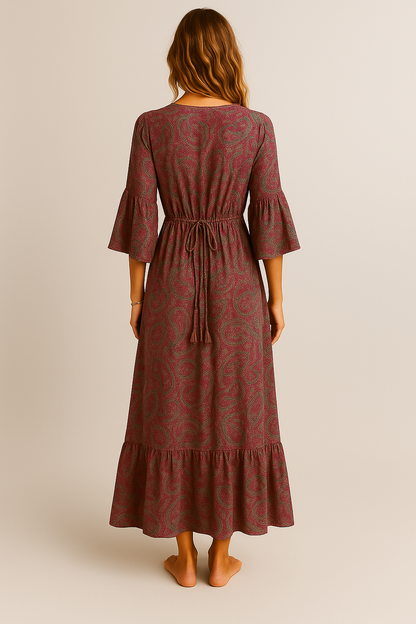 Jasmin | Paisley Maxi Dress