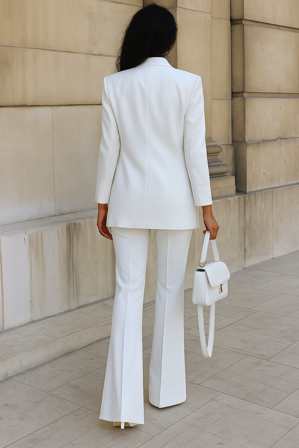 Elegante Stijlvolle Blazer Set voor Dames met Pantalon