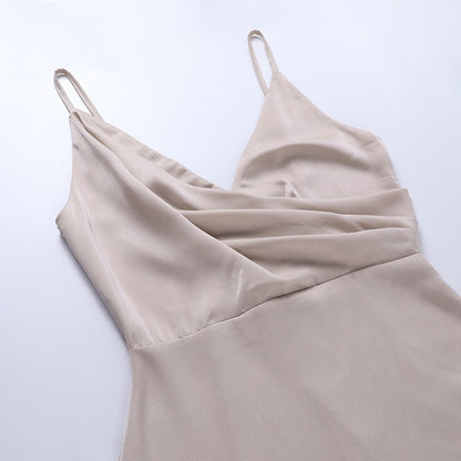 Maxime | Zwarte Maxi-jurk met Elegante Split