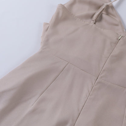 Maxime | Zwarte Maxi-jurk met Elegante Split