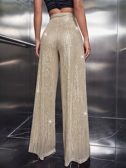 Jade | Elegante Pailletten Palazzo Broek