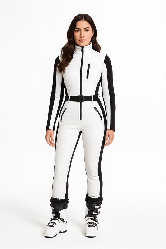 Waterdicht Dames Jumpsuit Met Ceintuur En Rits Skipak
