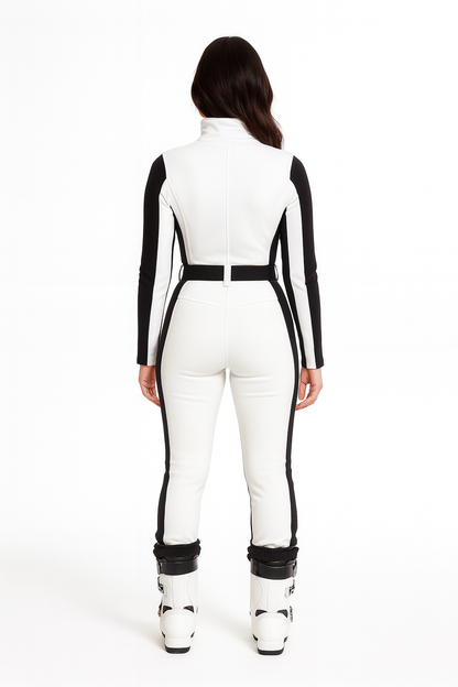 Waterdicht Dames Jumpsuit Met Ceintuur En Rits Skipak