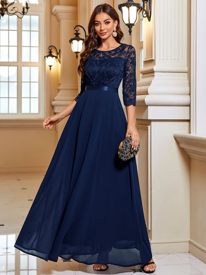 Bonny | Elegante Maxi Jurk met Kant