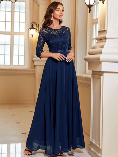 Bonny | Elegante Maxi Jurk met Kant