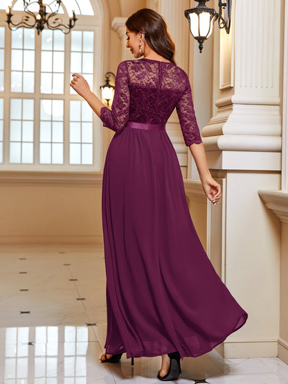 Bonny | Elegante Maxi Jurk met Kant