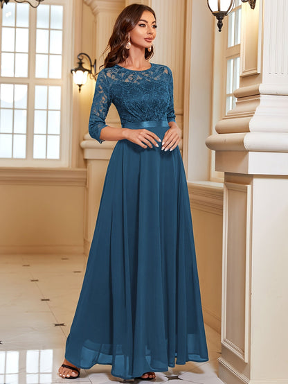 Bonny | Elegante Maxi Jurk met Kant